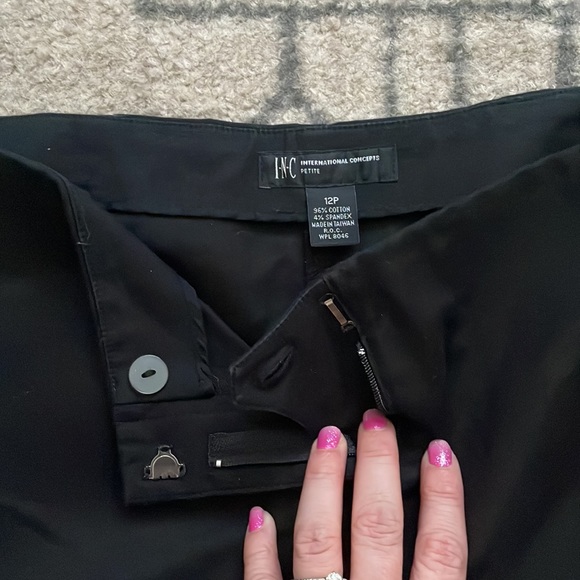 INC Black Dress slacks - Picture 2 of 4